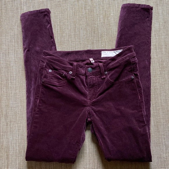 rag & bone Velvet Skinny Jeans - Picture 3 of 12